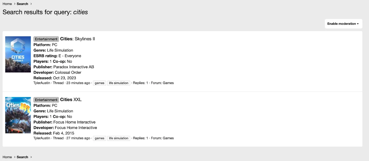 [MySite.com] [TylerAustin] Game Thread Starter: Display Game Poster In Search Results - XF2