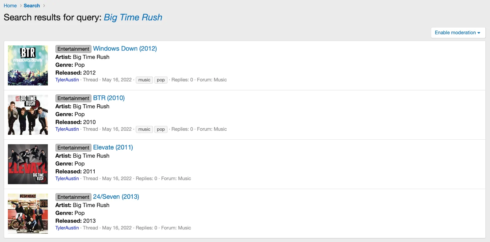 [MySite.com] [TylerAustin] Music Thread Starter: Display Music Poster In Search Results - XF2