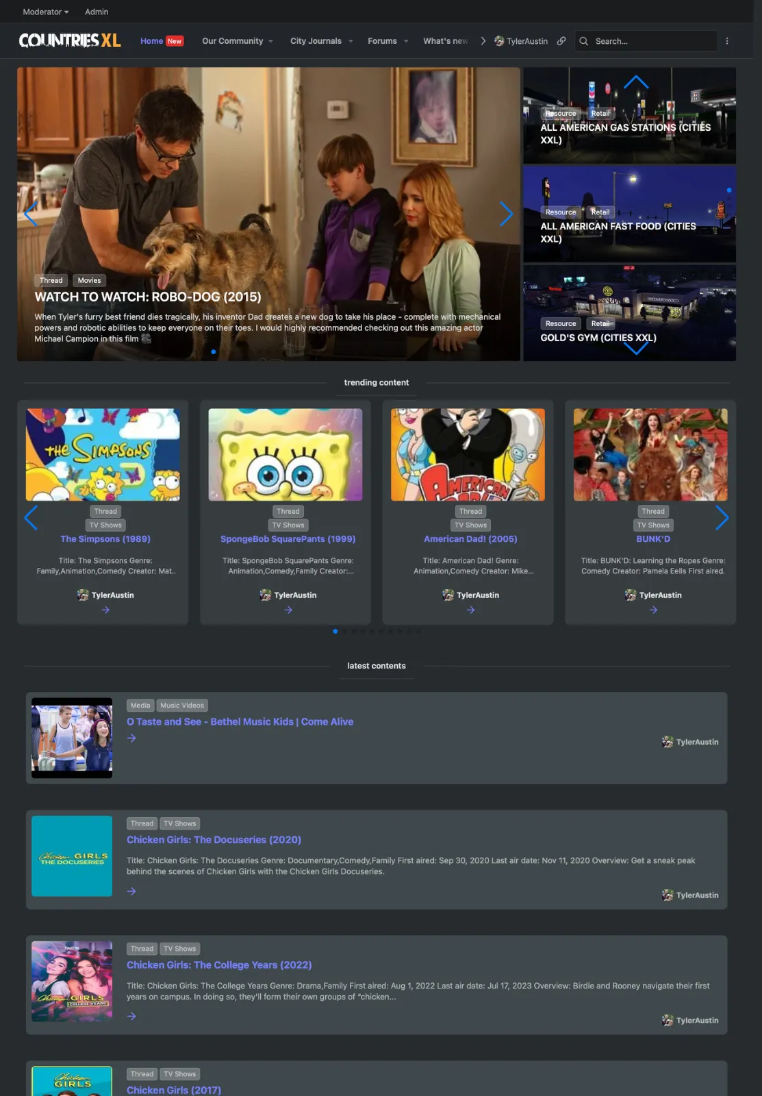 [MySite.com] [TylerAustin] Homepage & Portal - XF2