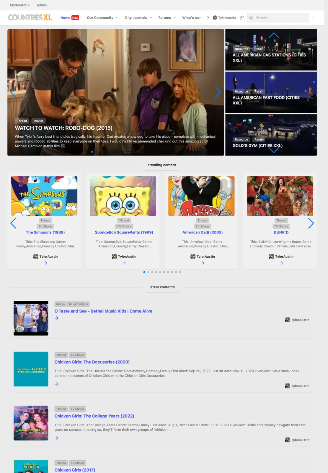 [MySite.com] [TylerAustin] Homepage & Portal - XF2